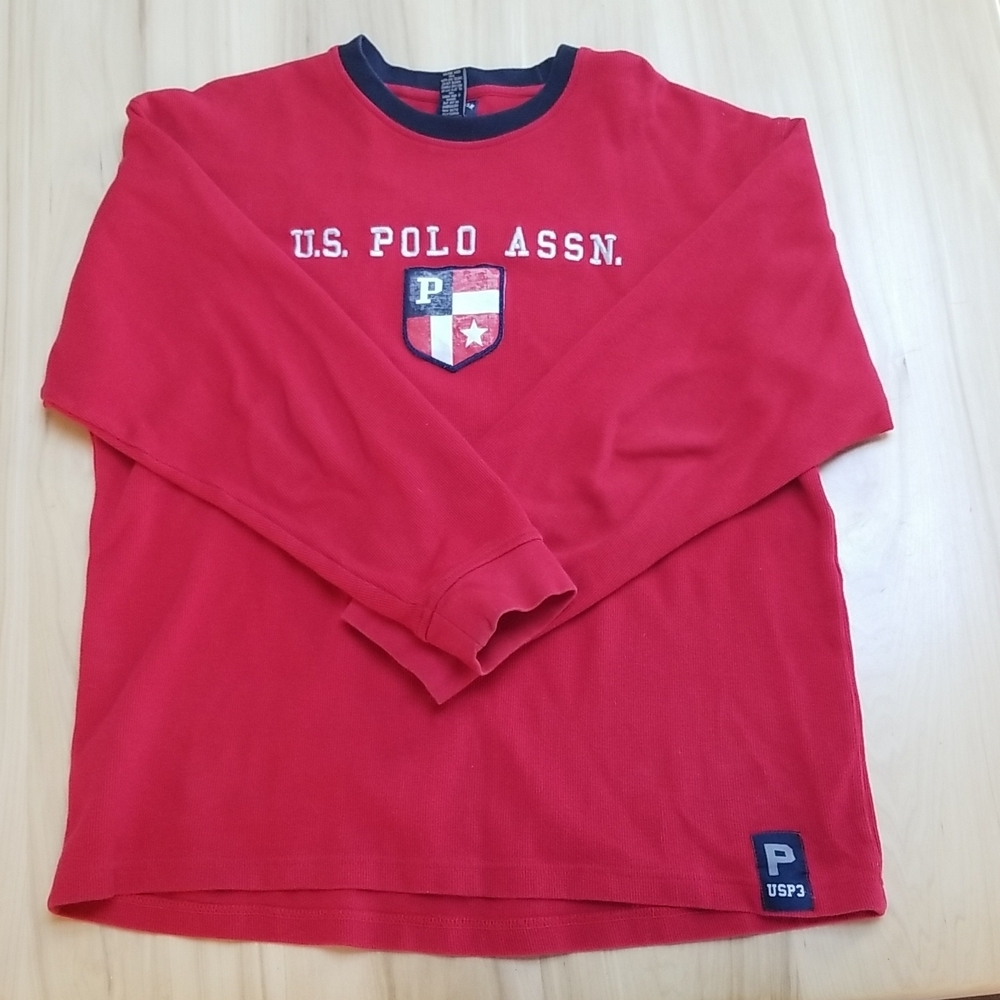 U.S. Polo Association 90's Long Sleeve Vintage 1890 Shirt Sz. XL